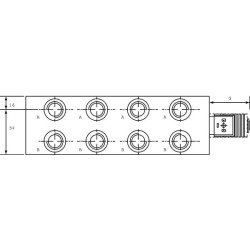 03 Apatinės plokštės apatinis prievadas 3/8" MR35GZC
