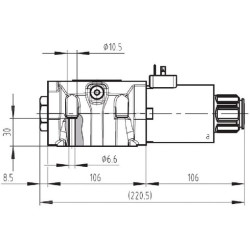 Elektrinis vožtuvas NG10 KREV05C6B024C