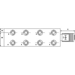 05 Apatinės plokštės apatinė jungtis 1/2" MR57GZC