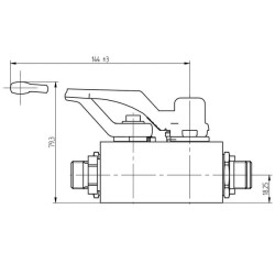 Trijų taškų prikabinimo priekinis vožtuvas C000FTV