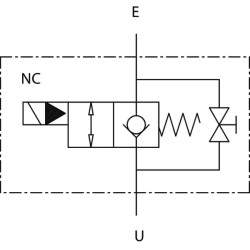 Valdymo vožtuvas 2/2 VE/B 100 NC 1 VEB16001