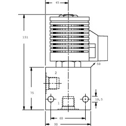 Vožtuvas 2/2 3B0-NC-12VDC 1" CP5023001