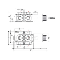 Vožtuvas 6/2 B-G-12-2-3/4 DFE206006