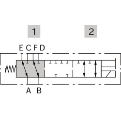 Vožtuvas 6/2 B-G-06-1-3/8" DFE0526001