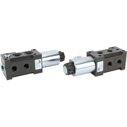 Vožtuvas 8/3 12V DC su jungtimi 8312AK10142SET