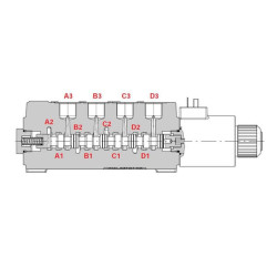 Vožtuvas DFE110 12/2, 12 V nuolatinės srovės 1/2 DFE110001