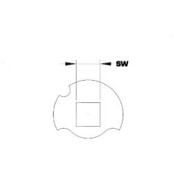 Užrakto plokštelė 14MM KH9SW14