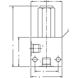 Apsauginis vožtuvas CP200-1 3/8"BSP išorinis CP2001001
