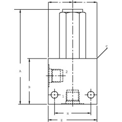 Apsauginis vožtuvas A-06-A-C-3/8" BSP CP2101001