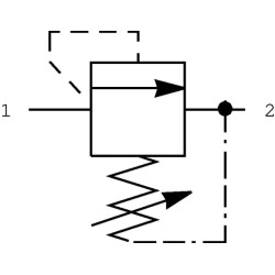 Apsauginis vožtuvas A06 E C 1/4"BSP CP2084001