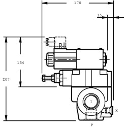 Slėgio mažinimo vožtuvas SERV 20 NO C 3 / SERV20NOC24