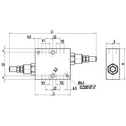 Kryžminis vožtuvas VAU, G3/8" C056V0440