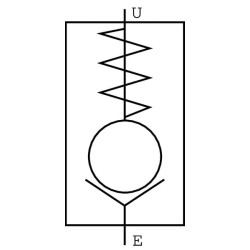 Atbulinis vožtuvas S 16 (5,0 bar) LCV25002