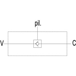 Atbulinis vožtuvas su pavara VBPSL, G3/4" C056V0204