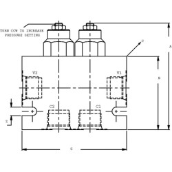 Atsvaras 2x CB10AV3B1E1 S08 CB10AV3B1E1005