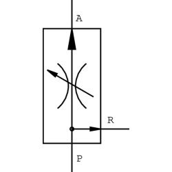 Srauto reguliavimo vožtuvas, 3 padėčių, 0–25 l/min., MTQA2VB
