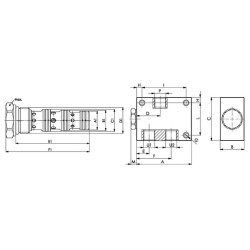 Srauto daliklis 115–150 L 3/4ST FPFDS16CB1E34ST