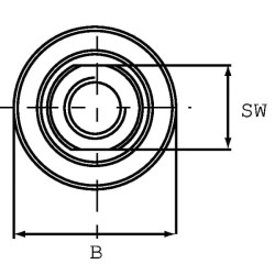 Droselinės sklendės atbulinis vožtuvas S-08-D-1/2" FPMU10001