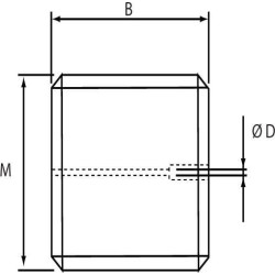 Droselio varžtas M6 Ø 0,5 mm St SSM6605