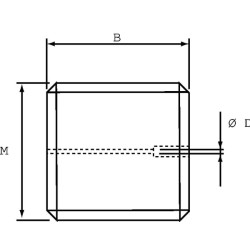 Droselio varžtas M6 Ø 0,8 mm St SSM6608