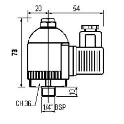 Slėgio jungiklis FOX K77 K77