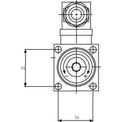 Slėgio jungiklis FOX K 53P K53P
