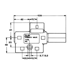 Prioritetinis vožtuvas 152B8111 OLS160