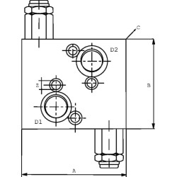 Atleidimo vožtuvas 10 A 08 OMS A 1/2" VADDF10001