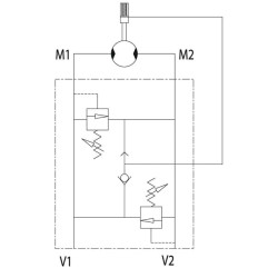 Kryžminis apsauginis vožtuvas VAU OMT C056V0505