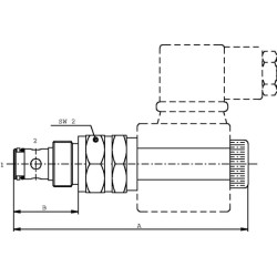 Kasetės vožtuvas 2/2 BE EW10ANO0PB