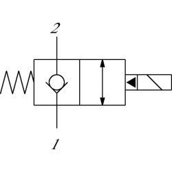 Kasetės vožtuvas 2/2 SVP10-NCR-00-B-00 SVP10NCR00B00