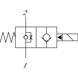 Kasetės vožtuvas 2/2 SVP08-NO-00-B-00 SVP08NO00B00