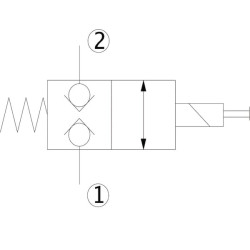 Vožtuvas 2/2 EVH06/C5-F-24 EVH06C5F24DA00