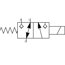 Kasetinis vožtuvas 3/2 EL10C/10NB EL10C10NB