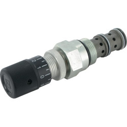 3 padėčių valdymo vožtuvo kasetė (16–40 l/m) VRC12M100