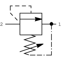Slėgio mažinimo kasetė CP200-1-B-0-A-A CP2001B0AA