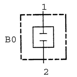 Ertmės kamštis, 2 krypčių, serija 08 CP93082B0