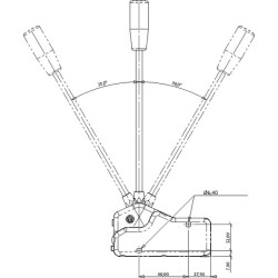 Valdymo svirtis IMSL3440
