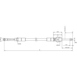 Vienos svirties trosas 3000 mm IMCS3000