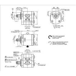 Case - IH 383 0510515310 Pavarų siurblys AZPF-11-011LCN20MB Bosch Rexroth