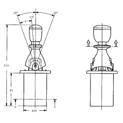 Valdymo svirtis PVREL - 155U2604 PVREL155U2604