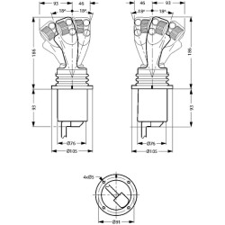 Valdymo svirtis PROF1-162F1122 PROF162F1122