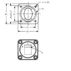 Valdymo svirtis PVREL - 155U2607 PVREL155U2607