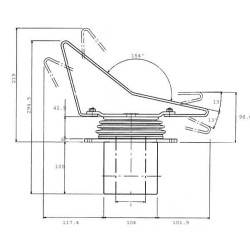 Servo kojinis pedalas SV50-B/01-211C SV50B211C