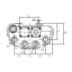 Priekinio krautuvo vožtuvas SDM143/2 AE SDM218513AE