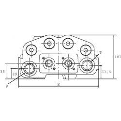 Priekinio krautuvo vožtuvas SDM143/2 AE SDM218513AE