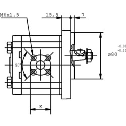 Siurblys PLP20.6,3S0-54B2-LBE/BC-N PLP206S054B2