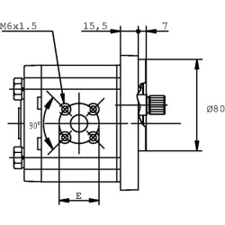 Siurblys PLP20.16S0-12B2-LBE/BC-N-EL FS PLP2016S012B2