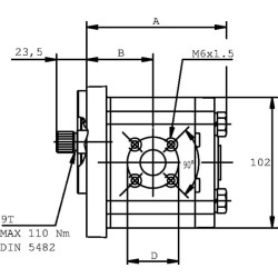 Siurblys PLP20.11,2D0-12B2-LBE/BC-N-EL FS PLP2011D012B2