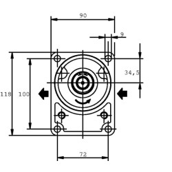 Siurblys PLP20.11,2D0-12B2-LBE/BC-N-EL FS PLP2011D012B2